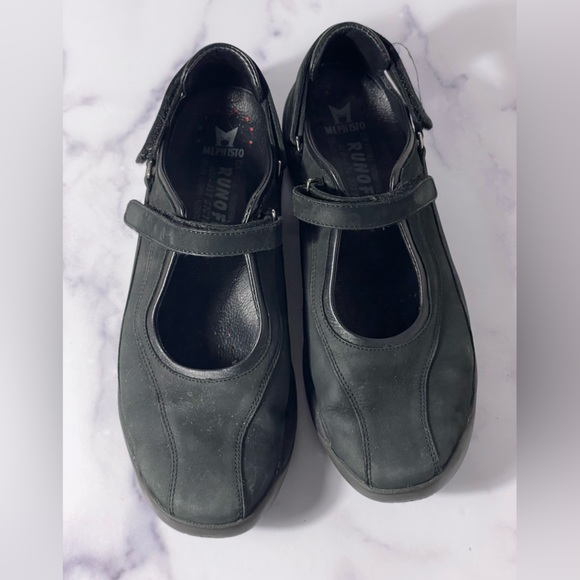 Metiphsto Runoff Air-Jet Leather Mary Jane Velcro Strap size 10 - Picture 1 of 10